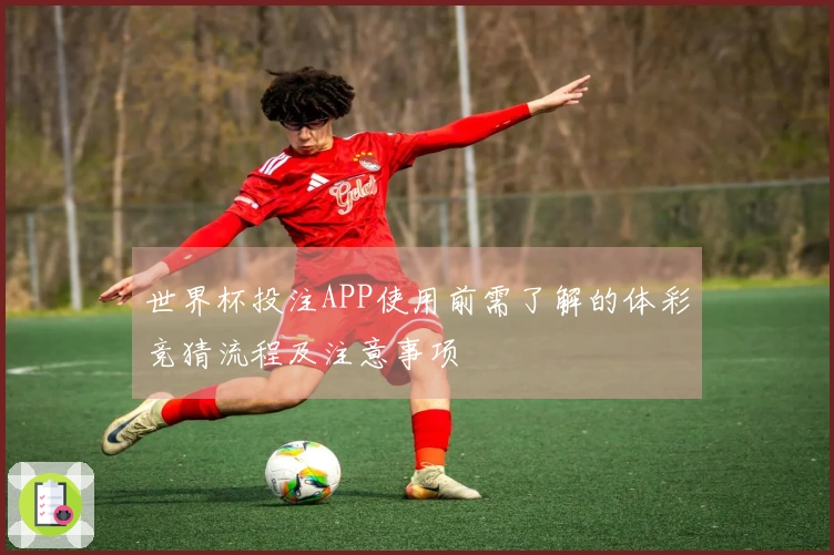 世界杯投注APP使用前需了解的体彩竞猜流程及注意事项