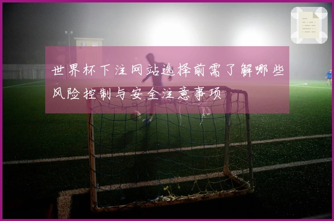 世界杯下注网站选择前需了解哪些风险控制与安全注意事项